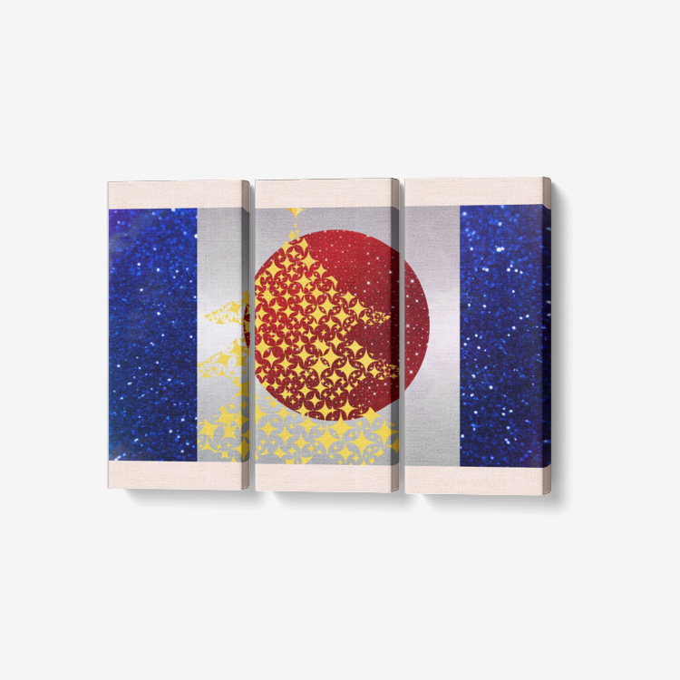 3 Piece Canvas Wall Art for Living Room - Framed Ready to Hang 3x8"x18"