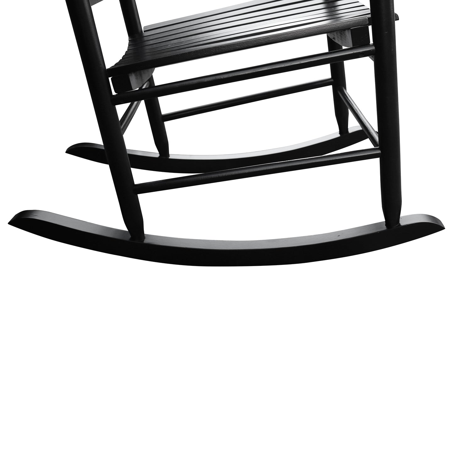 wooden porch rocker chair BLACK