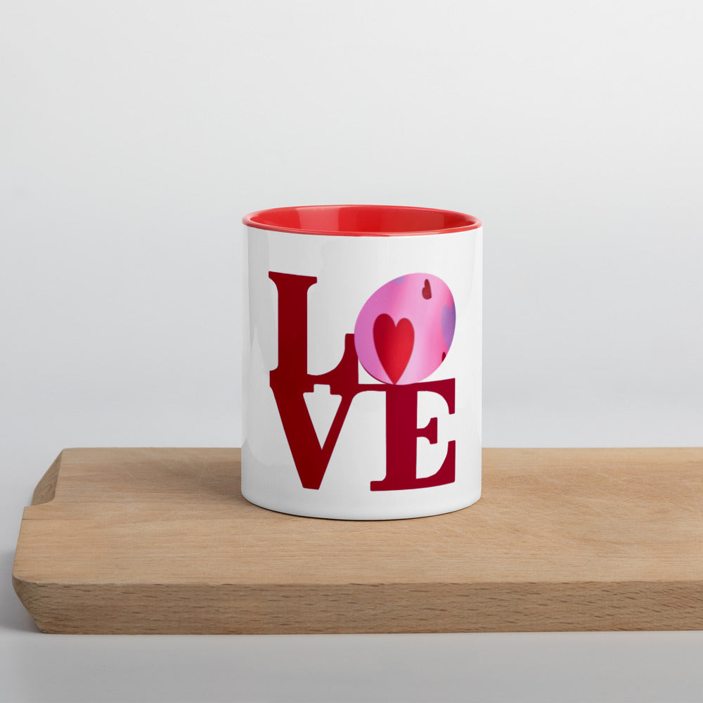 Mug with Color Inside - Love