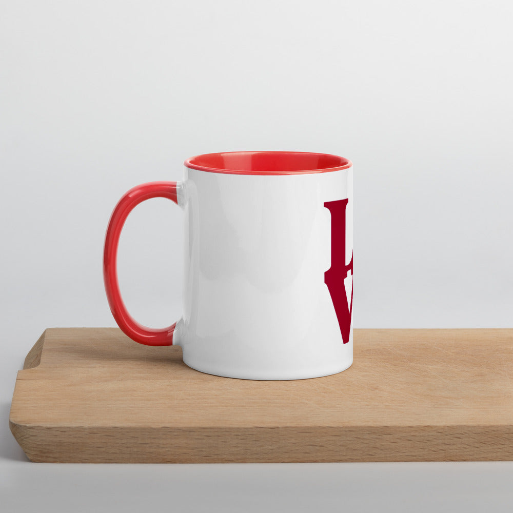 Mug with Color Inside - Love