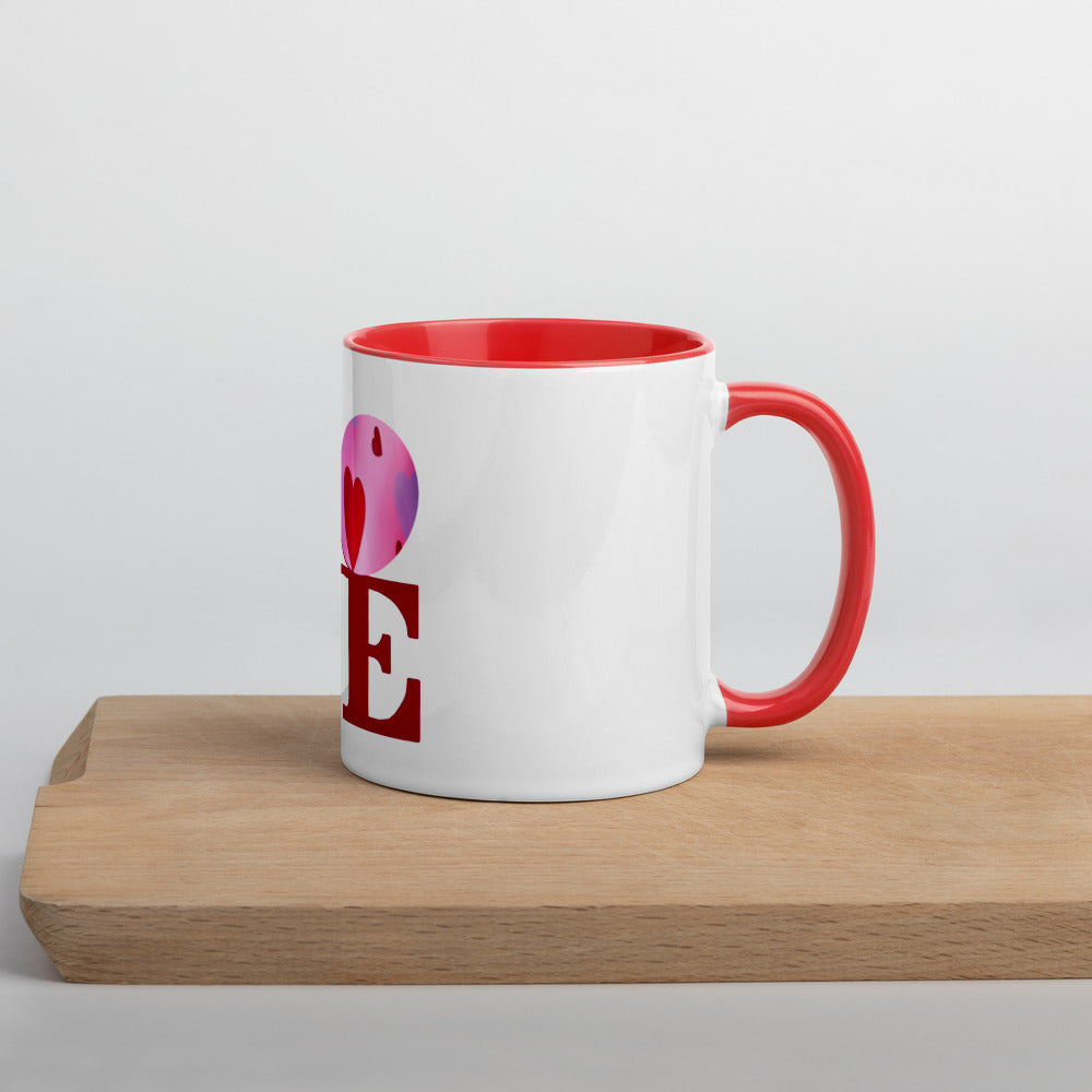 Mug with Color Inside - Love