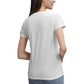 Women's 100% Cotton V‑Neck T‑shirt. Front