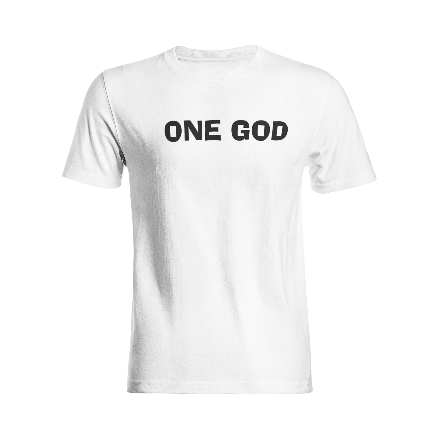 ONE GOD nisex All-Over Print Cotton T-shirts