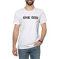 ONE GOD nisex All-Over Print Cotton T-shirts