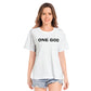 ONE GOD nisex All-Over Print Cotton T-shirts