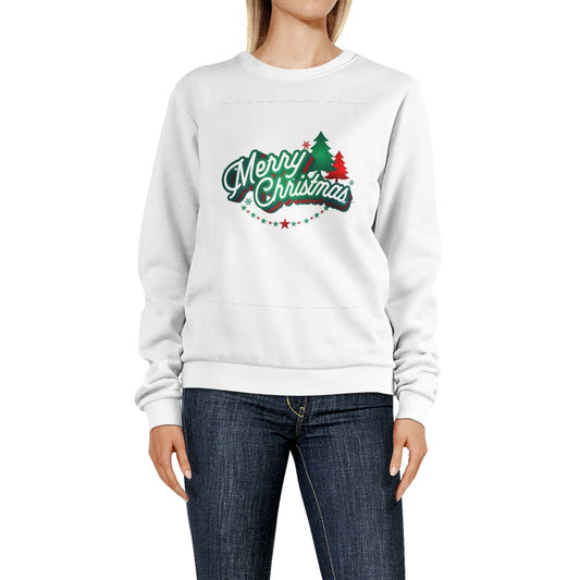 Women's Crew Neck Sweatshirt Merry Christmas