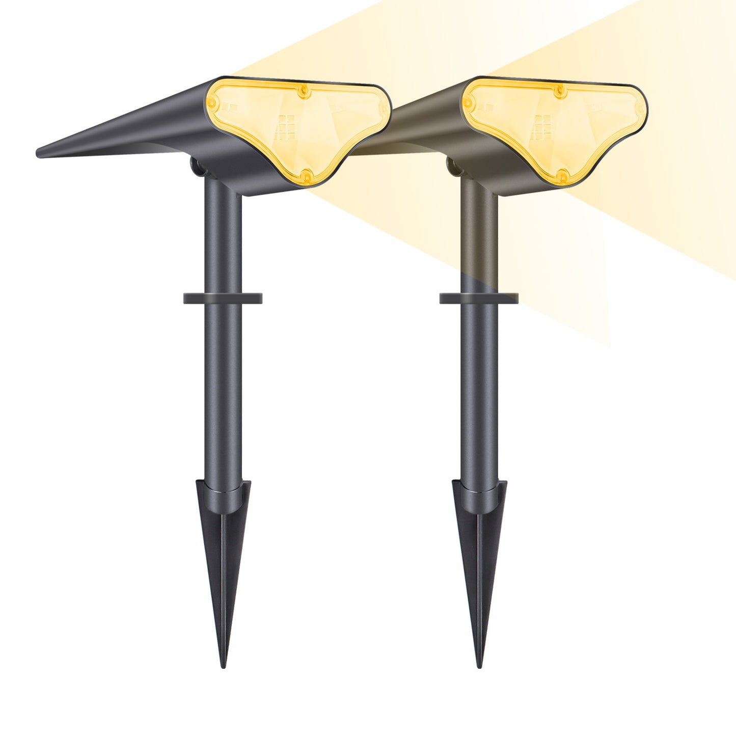 Solar lawn lamp new solar garden lamp 15LED super bright lawn lamp outdoor polymer light IP65