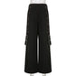 90s Vintage Punk Goth Chain Wide Leg Pants