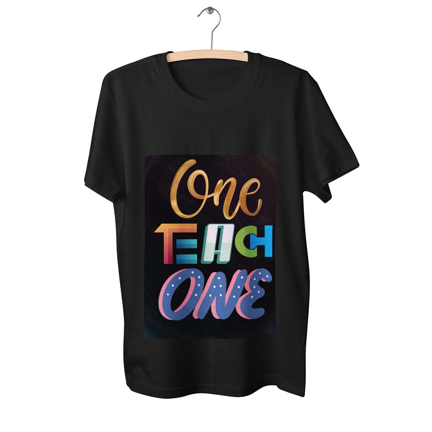 Couple's Pima Cotton Jersey Short Sleeve Tshirt  ONE TEACH ONE