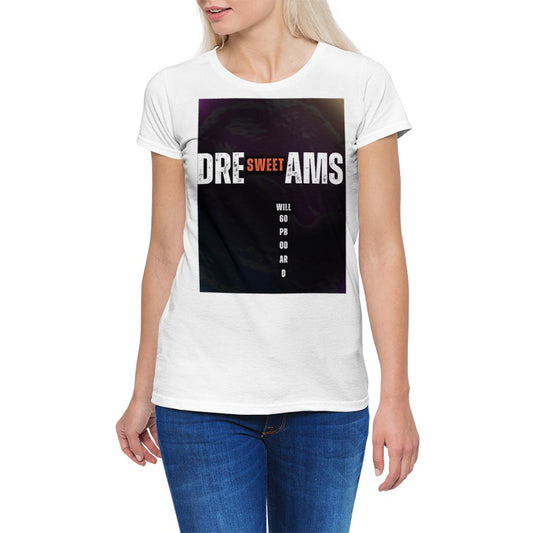 Women's Cotton Stretch CrewNeck T-Shirt :Sweet Dreams