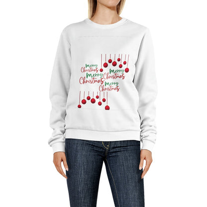 Women's Crew Neck Sweatshirt Merry Christmas