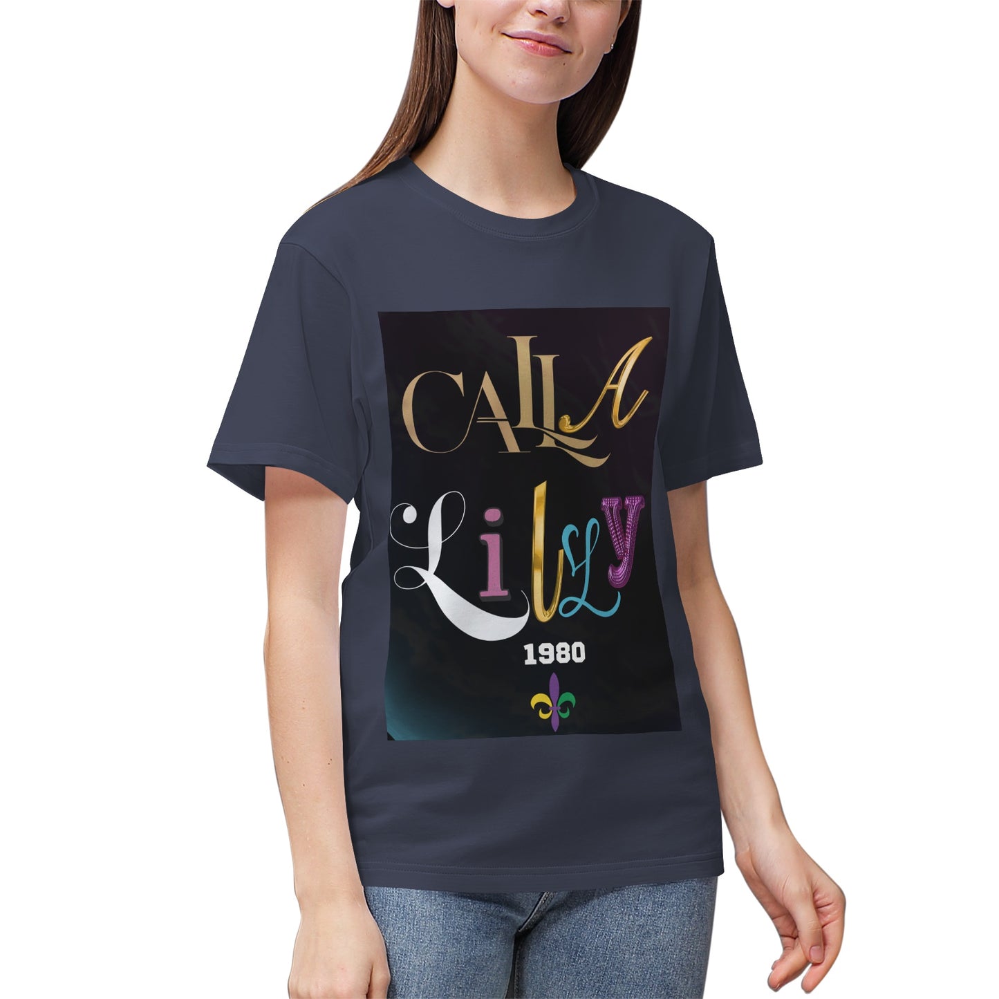 Women's Heavyweight Cotton T‑shirt Calla Lilly