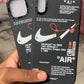 Nike x Off White iPhone Case