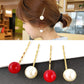 South Korea new big pearls word sandwich clip mini cute hair card bride hair clip boutique headdress wholesale