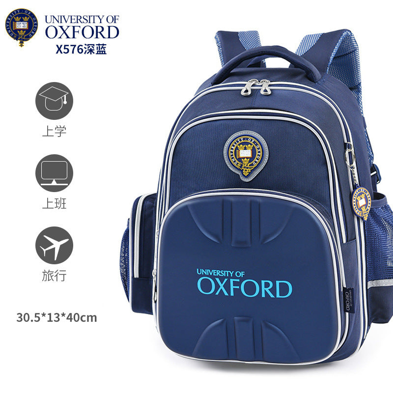 Oxford University School Students Children 1 3 6th Section Boy Ridge Dressing Shoulder Backpack x178 x159x490