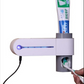 2-in-1 Automatic Toothpaste Dispenser Toothbrush Holder Wall Mounted for Wash rooms