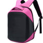 Full color LED Backpack APP Control Advertising LED Backpack with Programmable Digital LED Panel Waterproof LED Bag School Bag