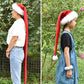 Manufacturers 1.5m red adult children's extended Christmas hat Christmas decorations plush super long Christmas hat