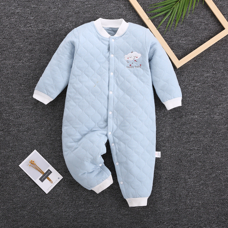 2021 new baby clothes Spring and autumn jacket thickening warm climbing clothes hanie men and women baby lingerie