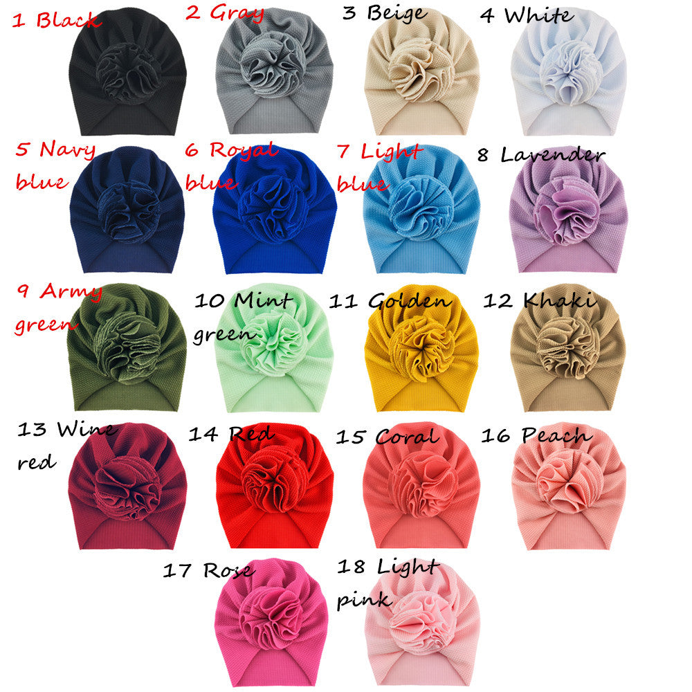 Amazon Hot European and American Baby Sun Flower Set Hood Baby Ins Children's Towel Hacle Wholesale Factory Direct