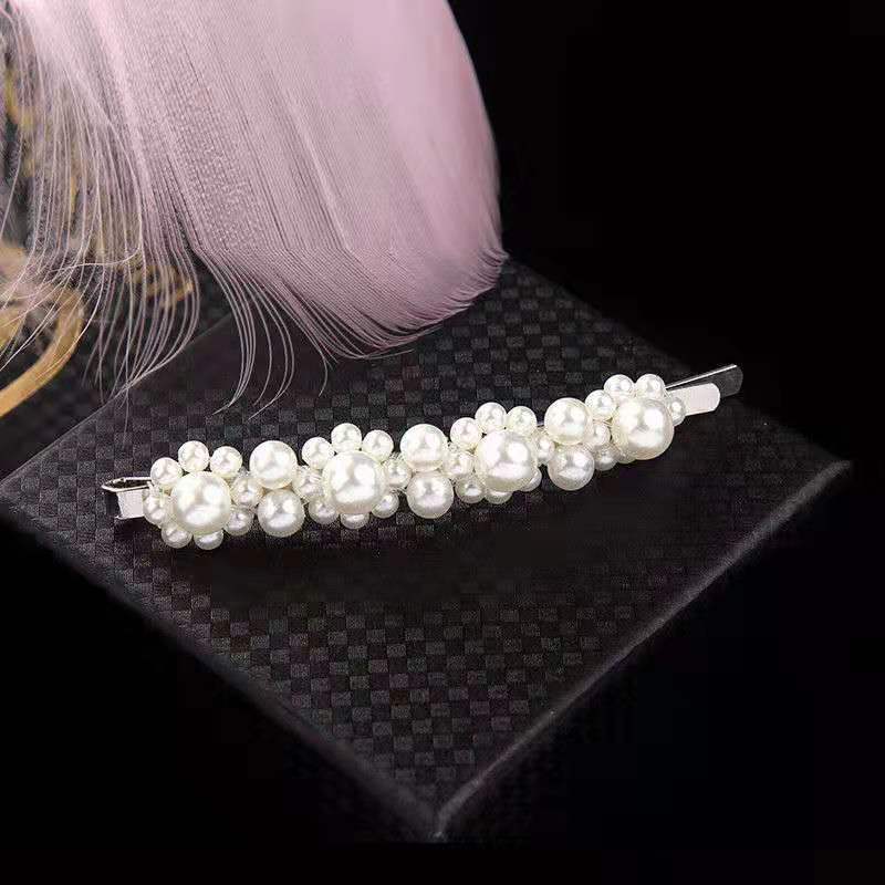 Dongda Gate Pearl hairpin handmade fish line wearing beaded water droplets