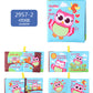 12 stereo baby cloth book Early school toys English hand palm book animal digital cognitive baby cloth foreign trade