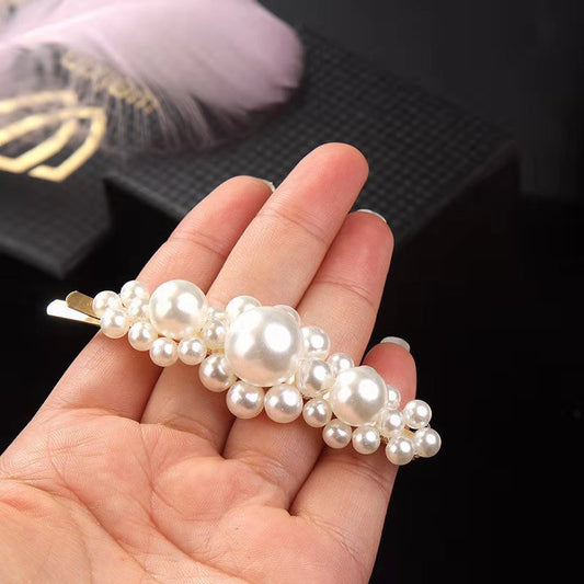 Dongda Gate Pearl hairpin handmade fish line wearing beaded water droplets