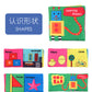 12 stereo baby cloth book Early school toys English hand palm book animal digital cognitive baby cloth foreign trade