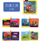 12 stereo baby cloth book Early school toys English hand palm book animal digital cognitive baby cloth foreign trade