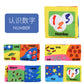 12 stereo baby cloth book Early school toys English hand palm book animal digital cognitive baby cloth foreign trade