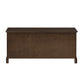 Homes Collection  Wicker Storage Bench with 3 Drawers and 3 Woven Baskets