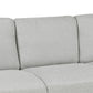 Living Room Furniture Loveseat Sofa and 3-seat  sofa (Light Gray)