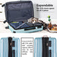 Expanable Spinner Wheel 3 Piece Luggage Set ABS Lightweight Suitcase with TSA Lock