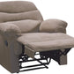 Arcadia Recliner (Motion) in Light Brown Woven Fabric 00703