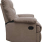Arcadia Recliner (Motion) in Light Brown Woven Fabric 00703