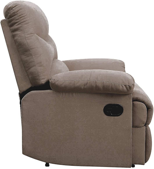 Arcadia Recliner (Motion) in Light Brown Woven Fabric 00703