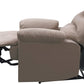 Arcadia Recliner (Motion) in Light Brown Woven Fabric 00703