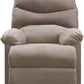 Arcadia Recliner (Motion) in Light Brown Woven Fabric 00703