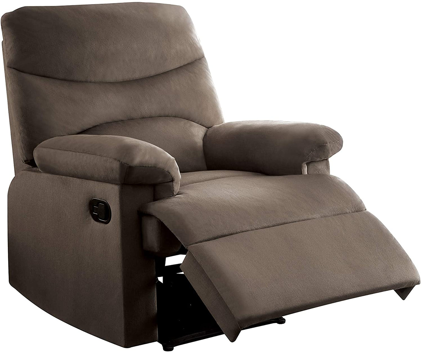 Arcadia Recliner (Motion) in Light Brown Woven Fabric 00703