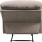 Arcadia Recliner (Motion) in Light Brown Woven Fabric 00703