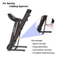 Folding Treadmill, Smart Motorized Treadmill with Manual Incline and Air Spring  MP3, Exercise Running Machine with 5& LCD Display for Home Use