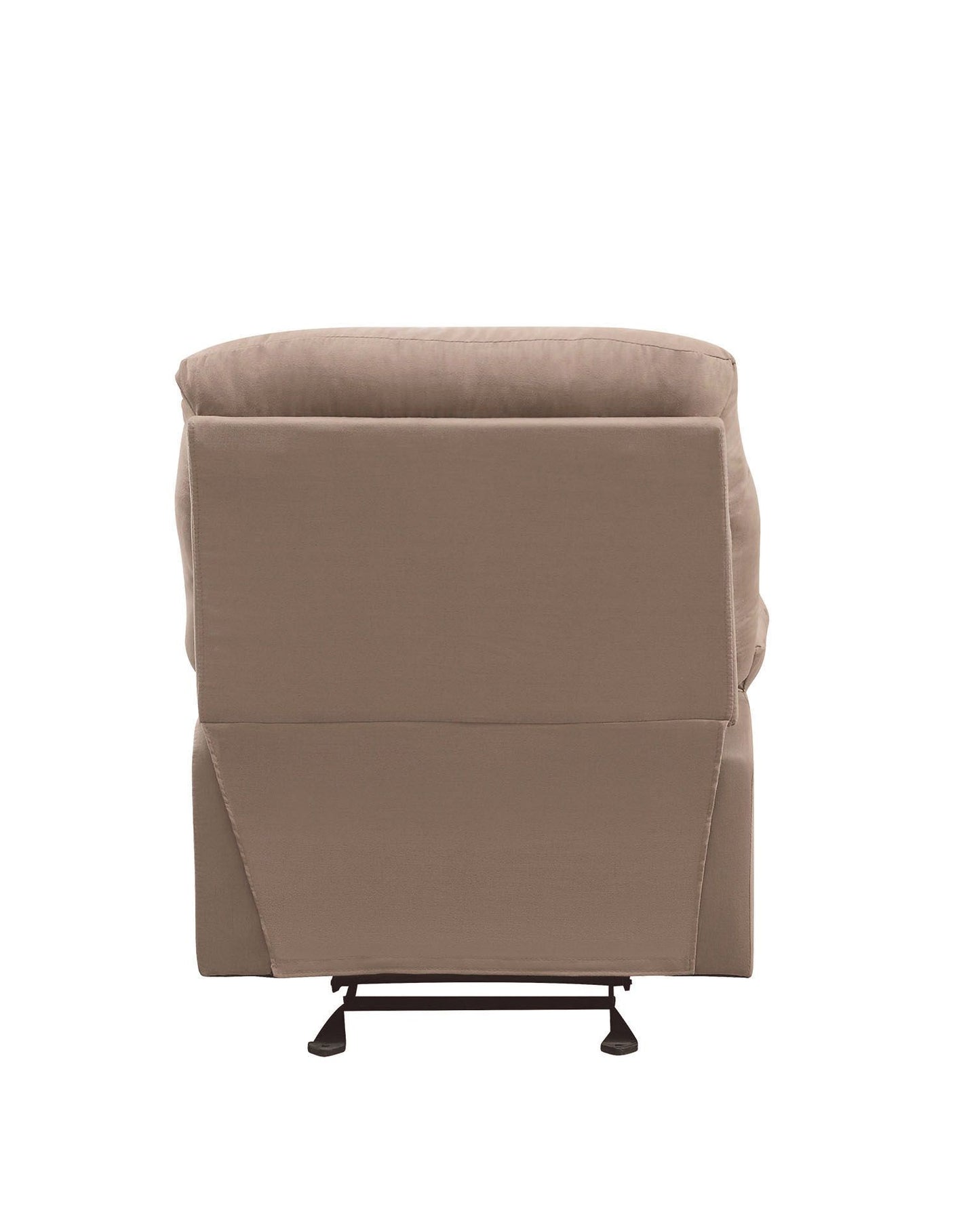 Arcadia Glider Recliner (Motion) in Light Brown Microfiber 00634