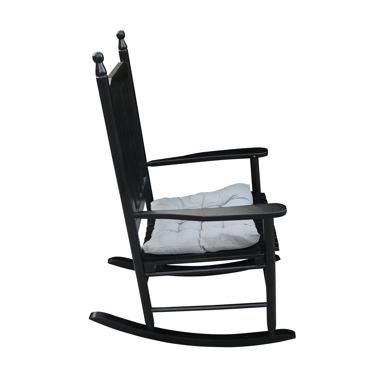 wooden porch rocker chair  BLACK