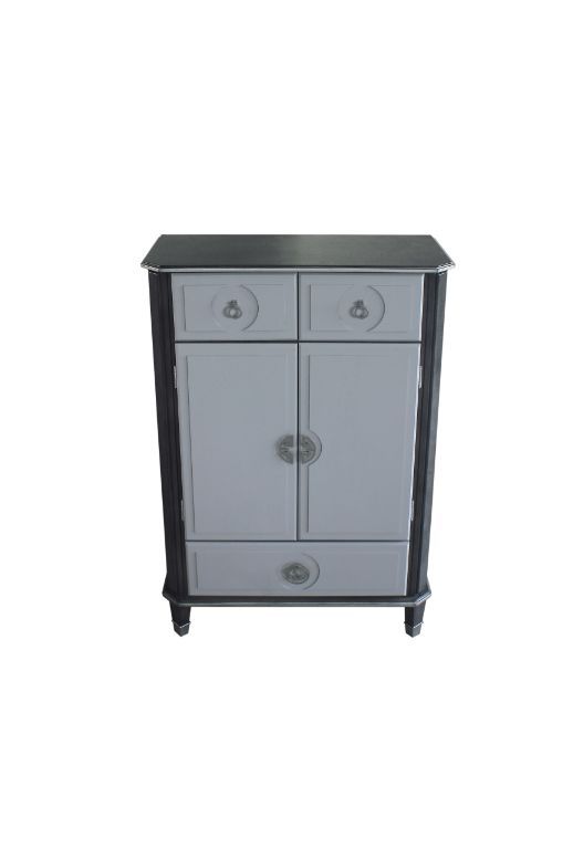 House Beatrice Chest, Charcoal & Light Gray Finish 28816