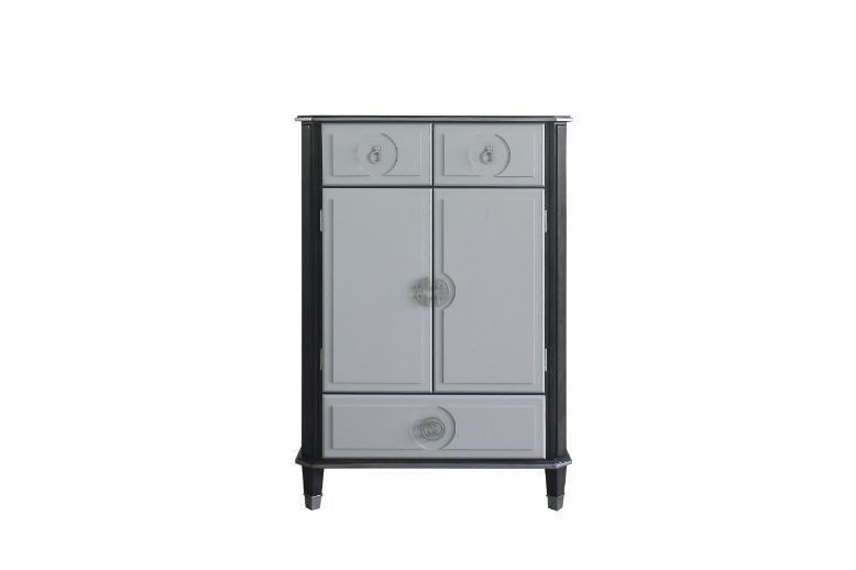 House Beatrice Chest, Charcoal & Light Gray Finish 28816