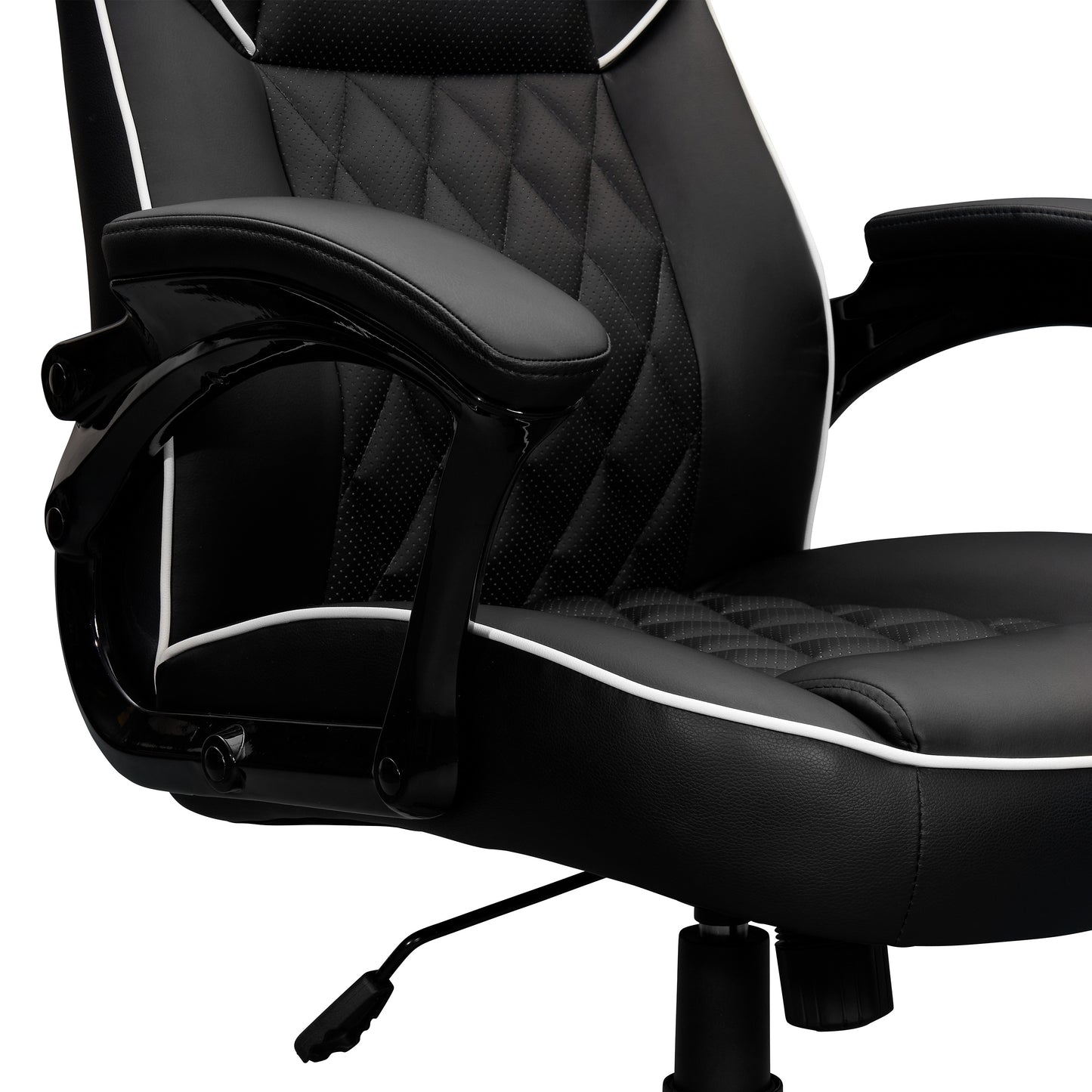 Techni Mobili High Back Executive Sport Race Office Chair, Black