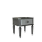 House Beatrice End Table, Charcoal  Light Gray Finish 88817