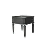 House Beatrice End Table, Charcoal  Light Gray Finish 88817