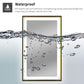 BEAUTME Bathroom Mirror with LED Lights Lighted Makeup Vanity Mirror Wall Mounted Large Size Rectangular Anti-Fog Memory Dimmable Touch Sensor Horizontal/Vertical Warm White/Daylight Lights