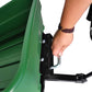 folding wagon  Poly Garden Dump Cart with Steel Frame and 10-inPneumatic Tires, 300-Pound Capacity, Green